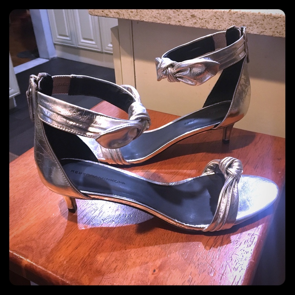 Kaley Metallic leather sandals